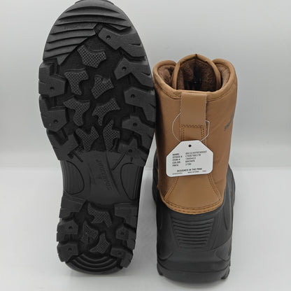 Staheekum Men's "Snow Boot" Rated -20 Degrees Waterproof Rubber Shell (Brown)