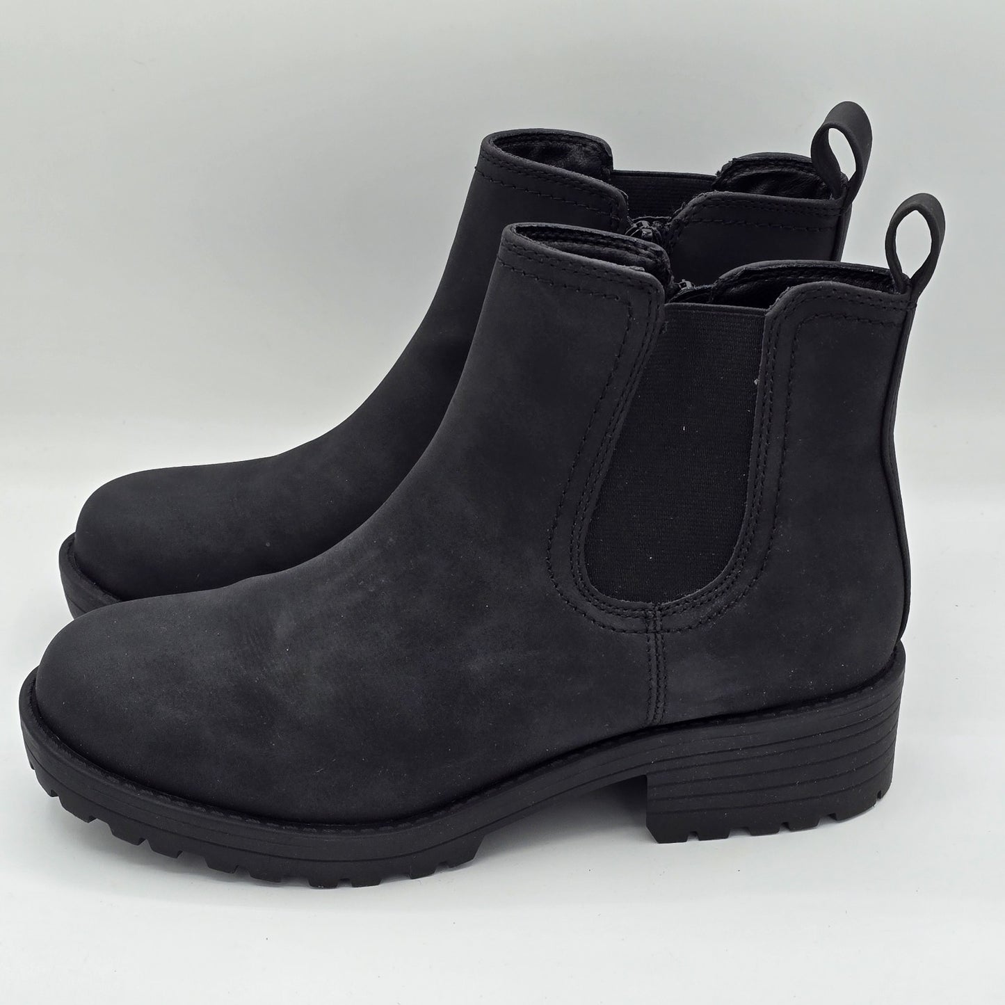 Buffalo David Bitton Anna Boots Women's Black Pull On Memory Foam Comfort - 8