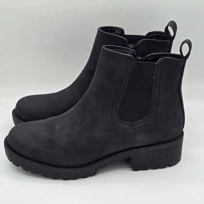 Buffalo David Bitton Anna Boots Women's Black Pull On Memory Foam Comfort - 8