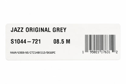 Saucony Jazz Original Women's 8.5 Grey Suede Retro Casual Sneakers S1044-721
