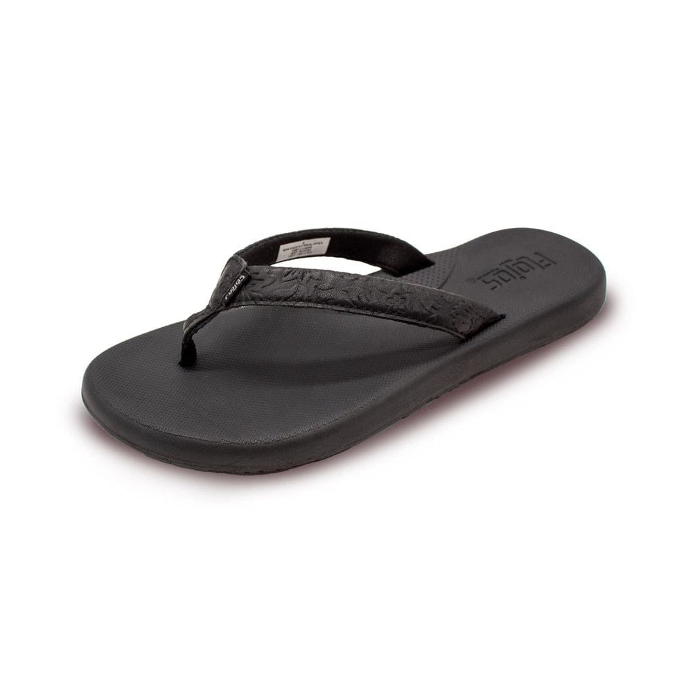 Women's FloJos Rosita Artisan Memory Flip Flop Sandals, pick size Black/Tan