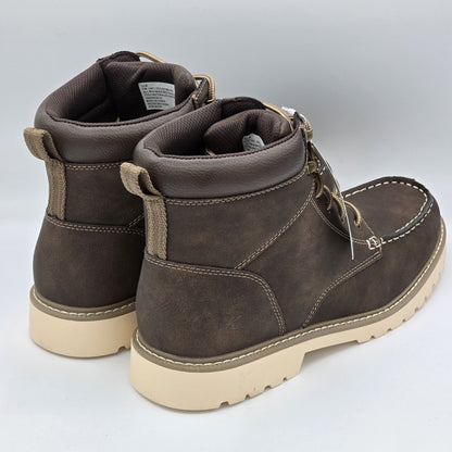 IZOD Miles Men's Chukka Boots Brown Casual Lace Up Work Ankle Style Size 12