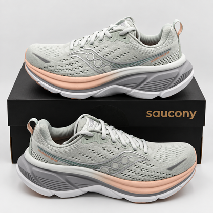 Saucony Hurricane 25 Womens 9 Mist Cameo PWRRUN PB Stability Running Sneakers