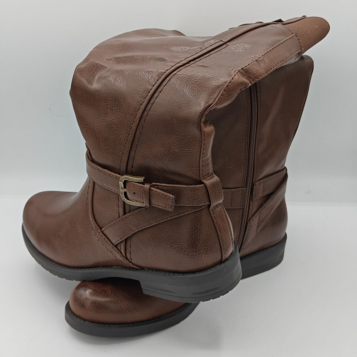 Baretraps Cassidy Faux Leather Women's Riding Boot Brown PICK SIZE