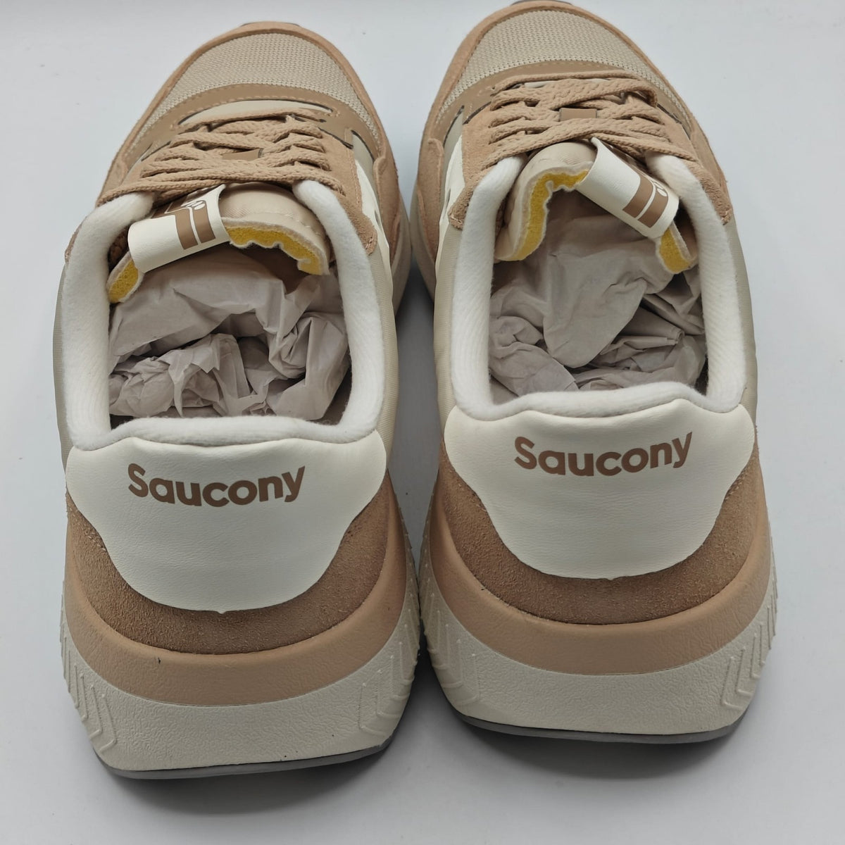 Saucony Jazz NXT S70790-31 Beige Vanilla Retro Sneakers Men's 11.5 Women's 13