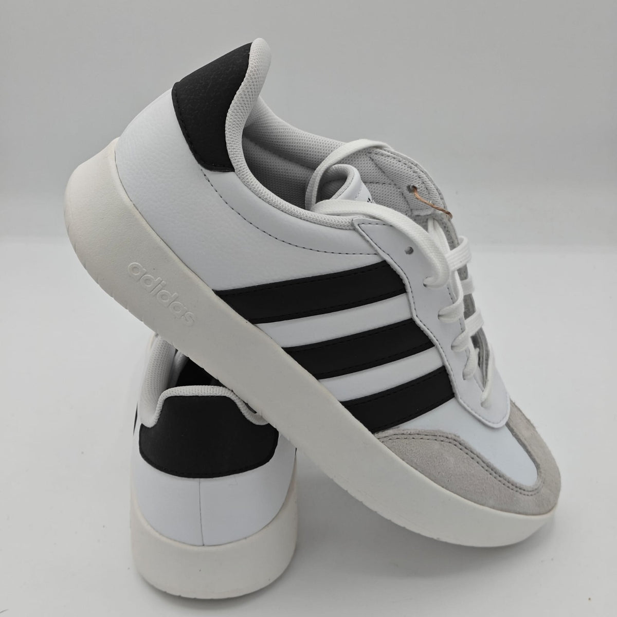 Adidas Barreda Shoes Women's Retro T-Toe Terrace Tennis White Black Pick Size