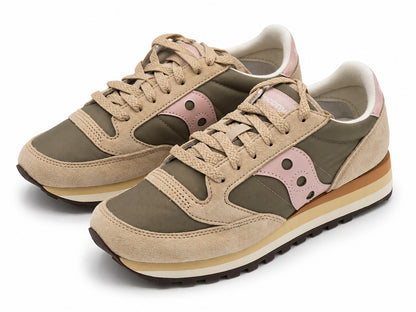Saucony Jazz Triple Green Pink Women's 7.5 Platform Suede Sneakers S60530-58
