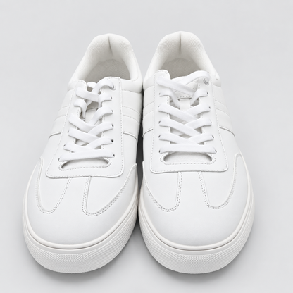 Perry Ellis Portfolio Men's White Sneakers Lace Up Low Top Casual Shoes Pick Siz