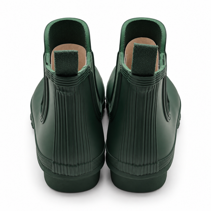 Hunter Original Chelsea Boots Womens 8 Green Waterproof Rubber WFS2078RMA Matte