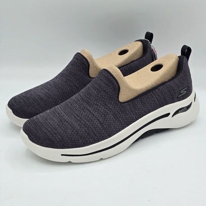 Skechers Go Walk Arch Fit Jersey Slip On Walking Shoes BKW 7.5 Wide Women's