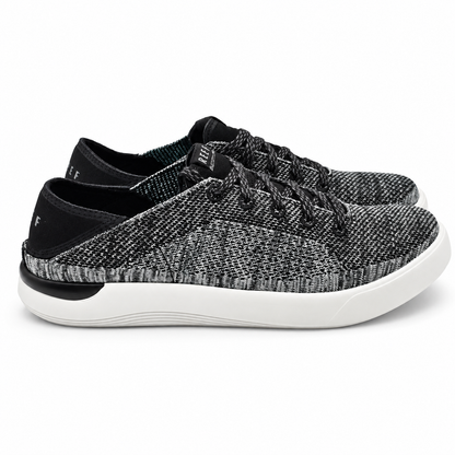 REEF Swellsole Neptune Mens Size 9 Charcoal Gray Knit Memory Foam Shoes CJ6016