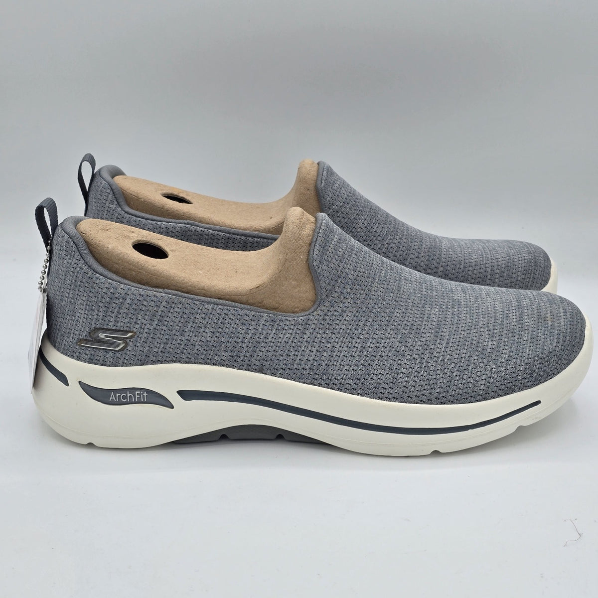 Skechers Go Walk Arch Fit Unlimited Time Gray 124480/GRY Women's Size 9.5