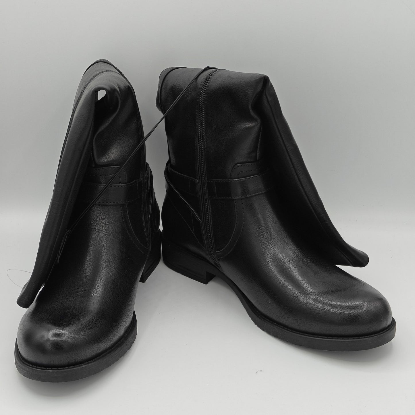 Baretraps Cassidy Faux Leather Women's Riding Boot BLACK PICK SIZE