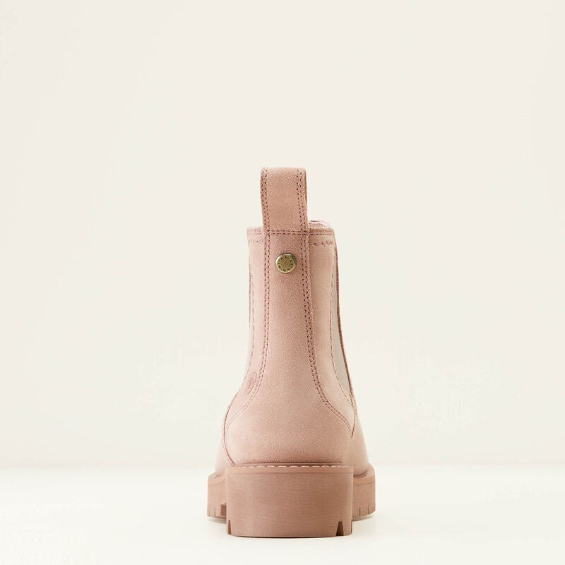 Ariat(R) Wexford Lug Chelsea Boots Dusty Rose Waterproof Women's Pick Size New