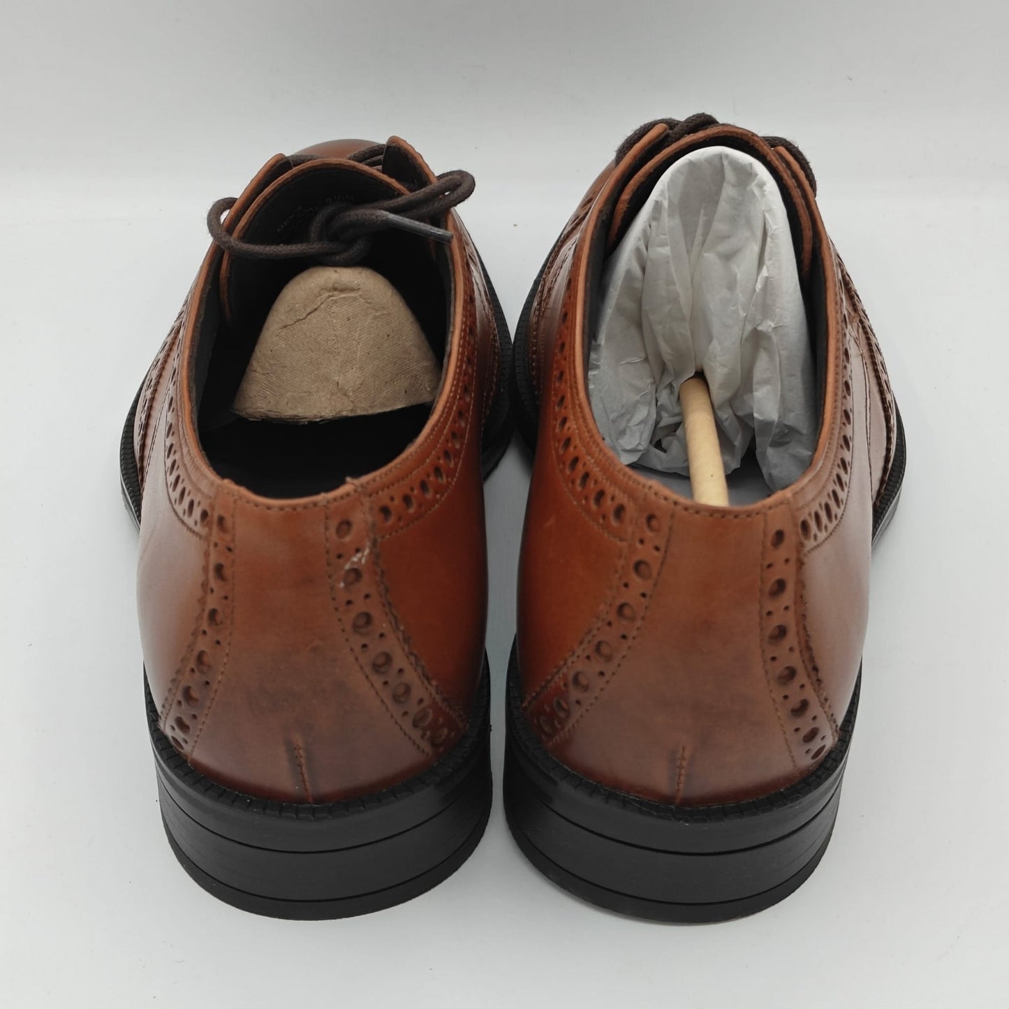 Cole Haan Modern Essentials Wing Tip Oxfords Men's Leather Shoe [British Tan]