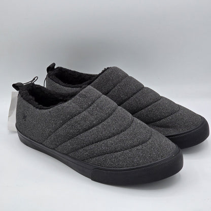 Hurley Men's ARLO PUFF Clog Charcoal Gray Slip on Casual Shoes Size 10