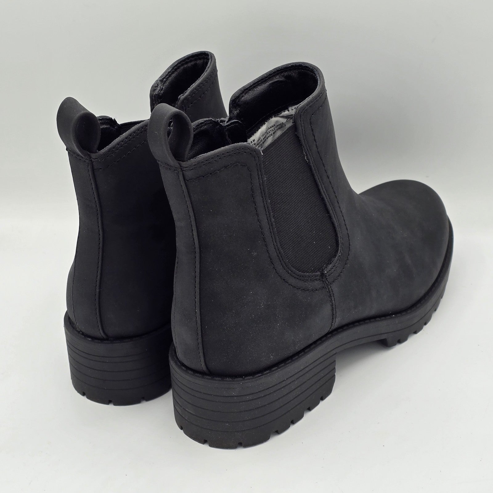 Buffalo David Bitton Anna Boots Women's Black Pull On Memory Foam Comfort - 8