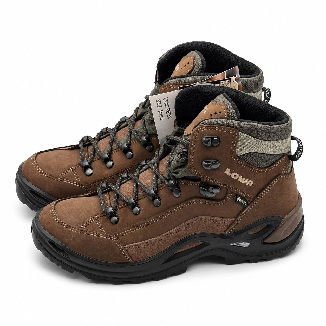 LOWA Renegade GTX Mid WS Women's 7 EU38 Gore-Tex Waterproof Brown Hiking Boots