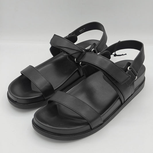 dv by Dolce Vita "Argyle" Style & Comfort Adjustable Strap Sandal (White/Black)