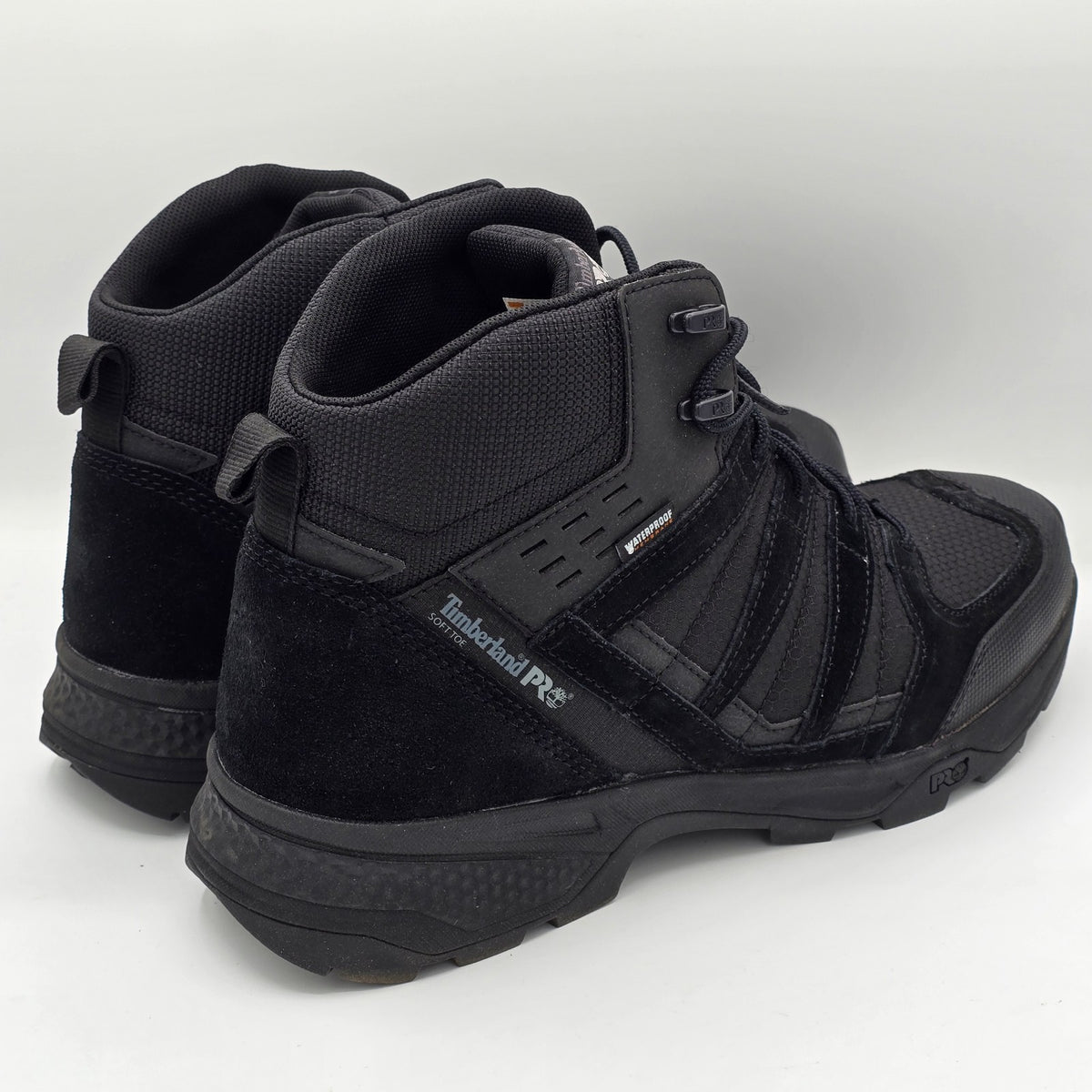 Timberland PRO Switchback LT WP Soft Toe Work Boots Black Men's 11.5 Wide