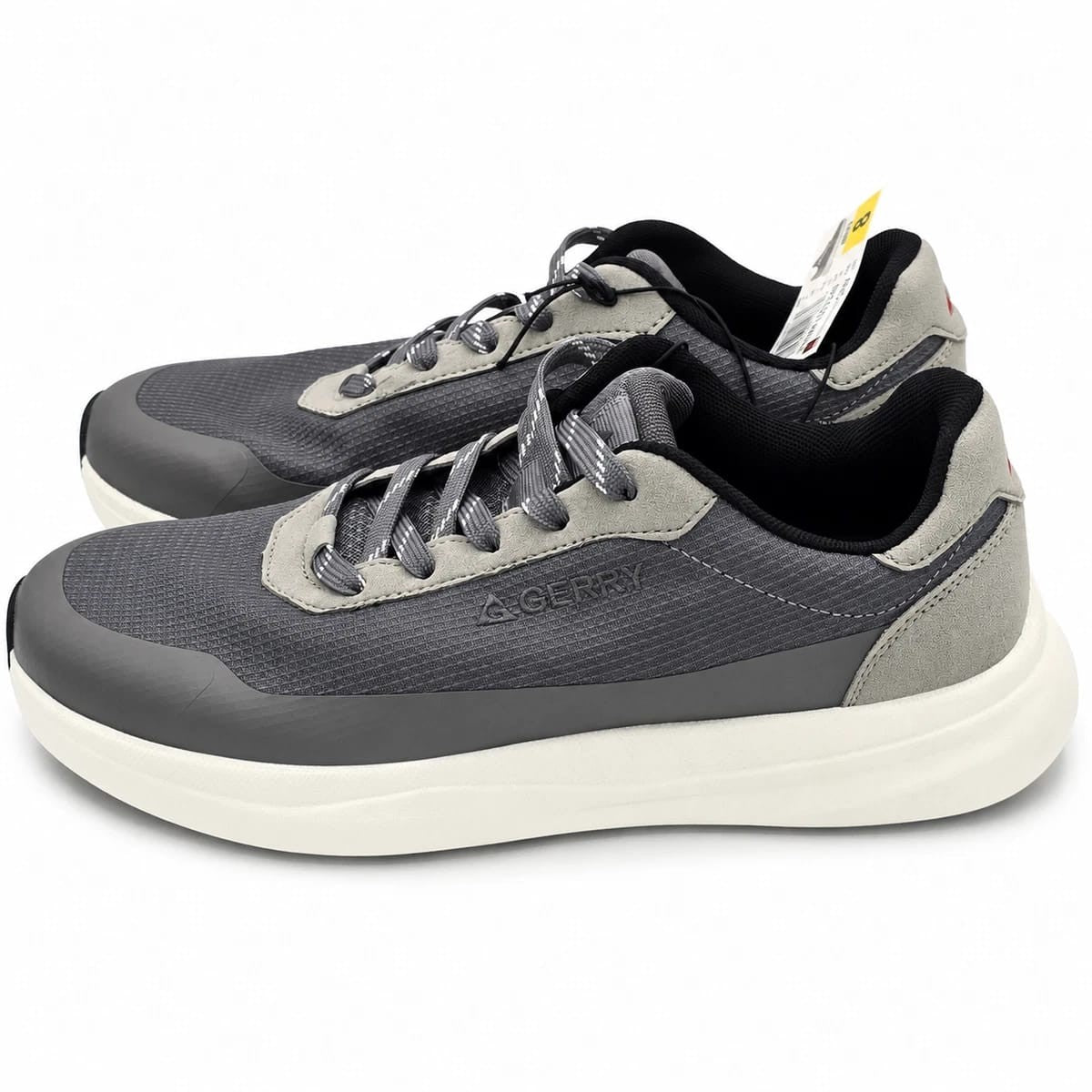 Gerry Creston Mens Sneakers Gray Mesh Lace Up Lightweight Casual Pick Size