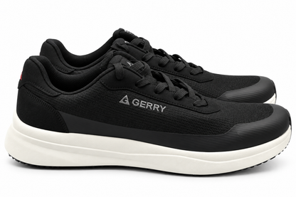 Gerry Creston Mens Sneakers Black Mesh Lace Up Lightweight Casual Pick Size