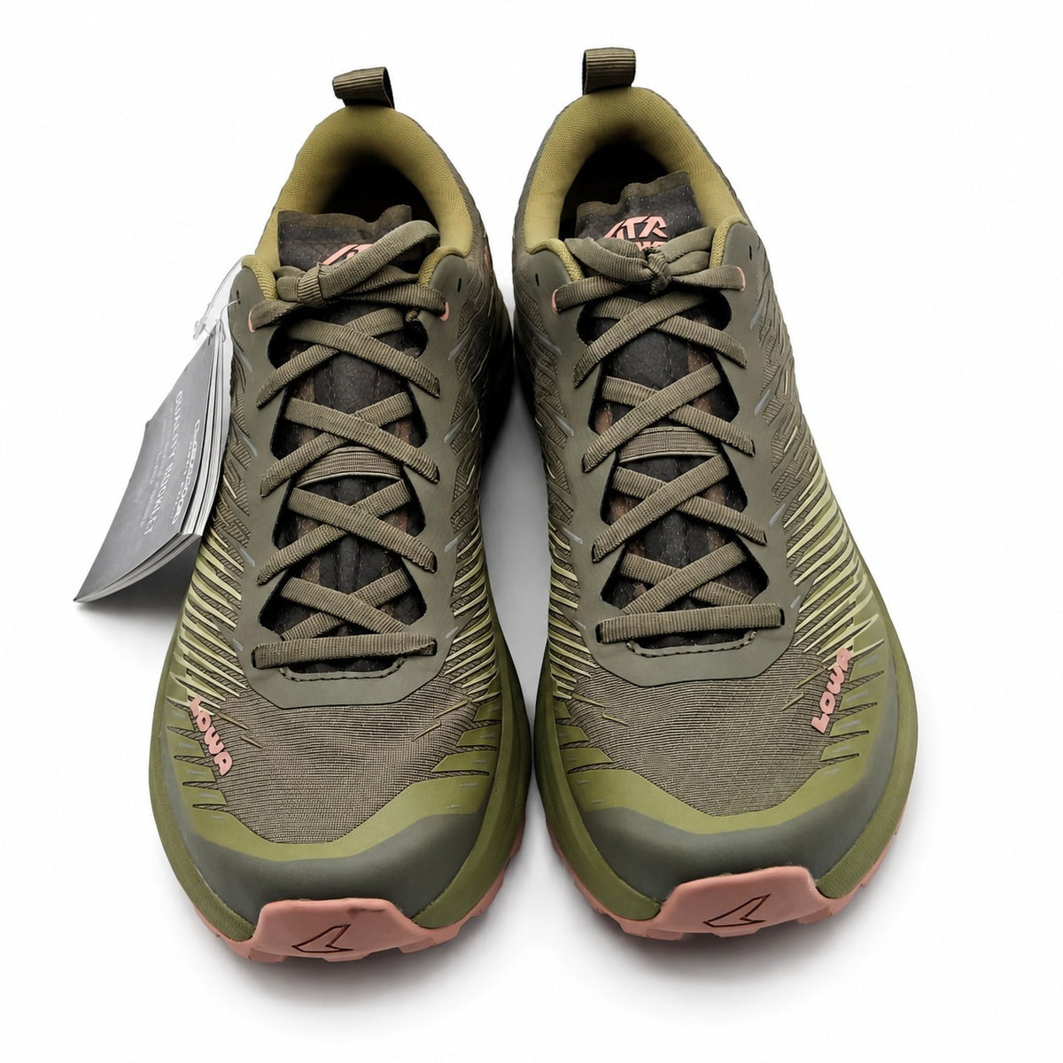 LOWA Amplux Ws Women's Trail Running Shoes Avocado Rose US 8.5 EU 41 320695