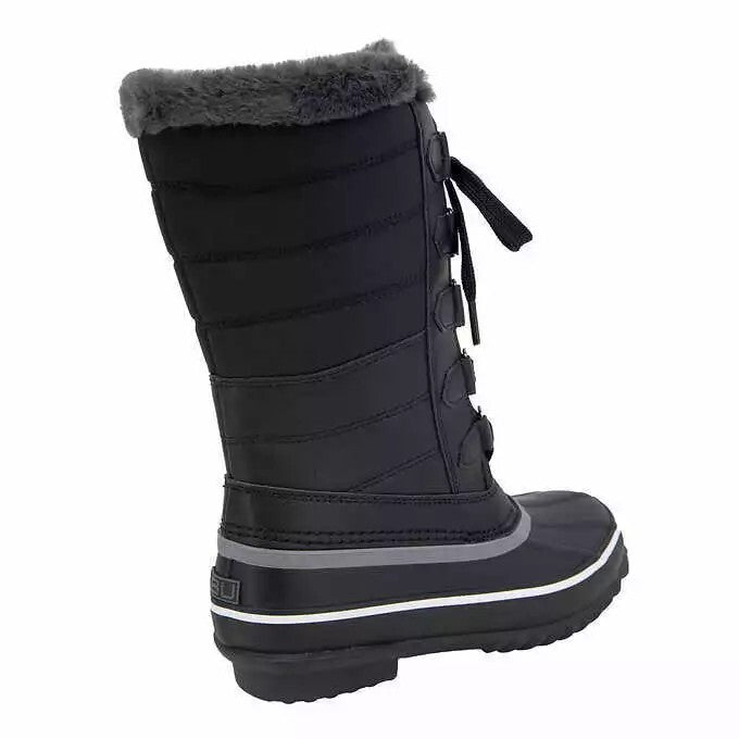 JBU Sabine Ladies' Water Resistant Winter Boot, Black, New in Box