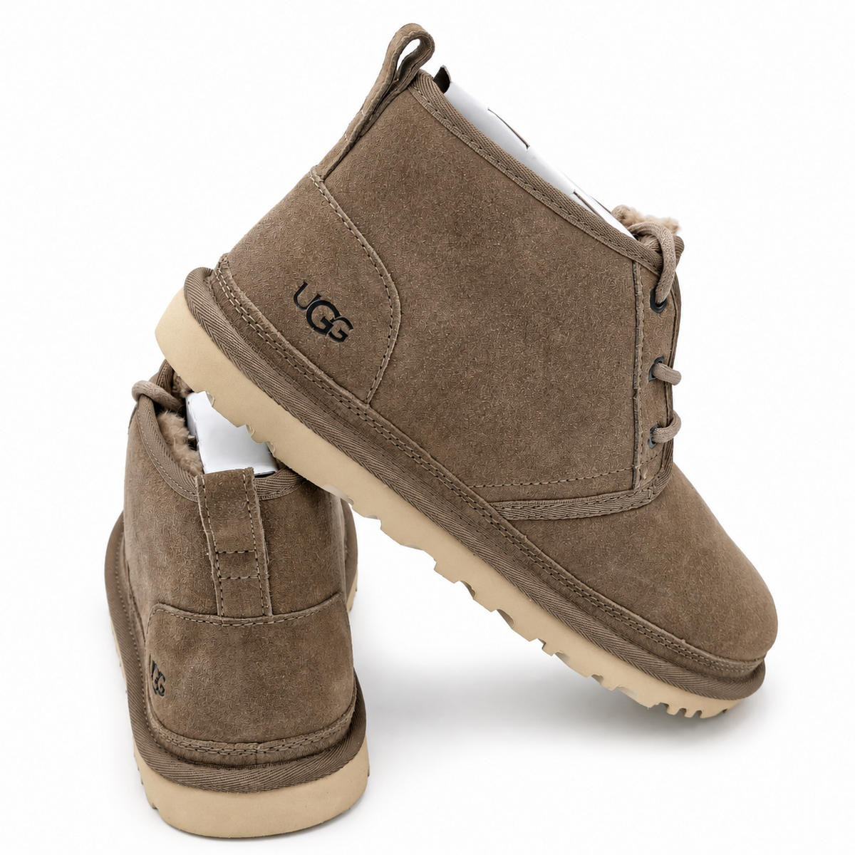UGG Neumel Men's 8 EU 41 Hickory Brown Suede Chukka Ankle Boots 3236-HCK