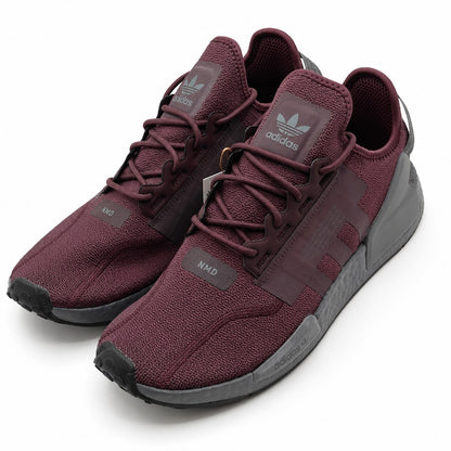 adidas NMD_R1 V2 HQ2149 Shadow Maroon Grey Five Men's Sneakers Size 11.5
