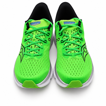 Saucony Kinvara 16 Mens 12 Slime Black PWRRUN Lightweight Running Shoes Sneakers