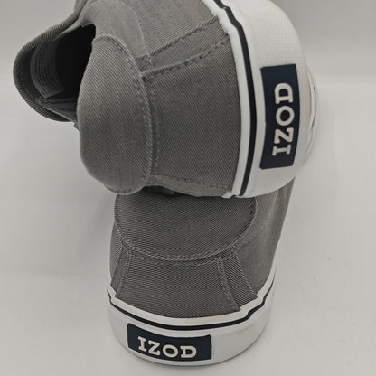IZOD Men's Sunapee Canvas Slip On Sneakers Lightweight Memory Foam Shoes