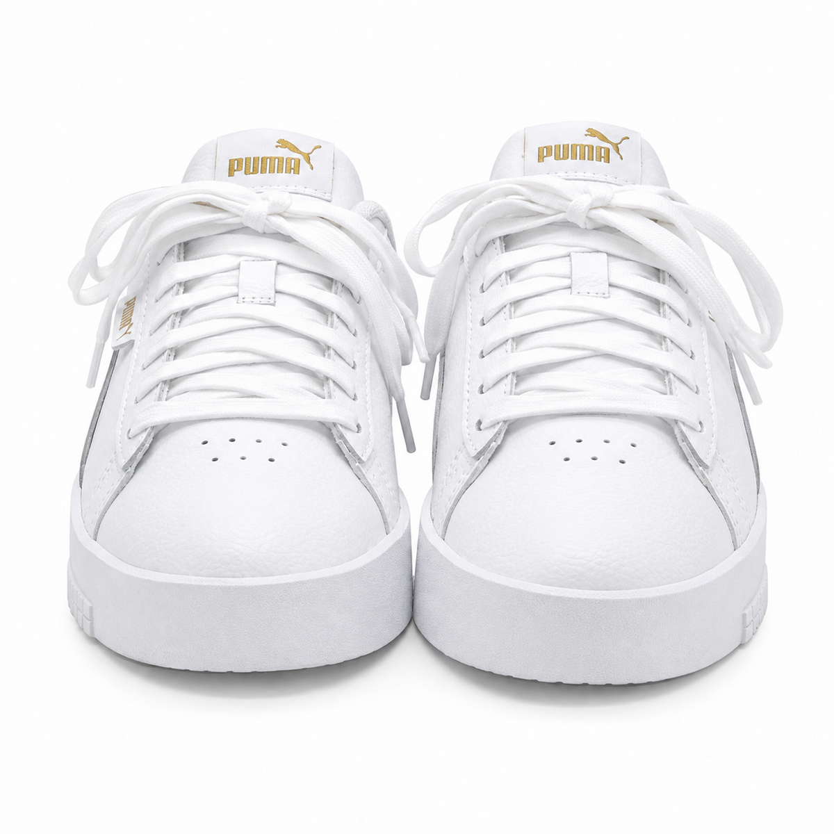 PUMA Court Sneakers Women's White Gold Retro Tennis Casual Walking Shoes Pick Sz
