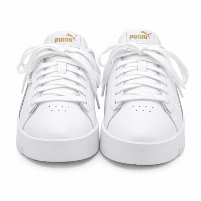 PUMA Court Sneakers Women's White Gold Retro Tennis Casual Walking Shoes Pick Sz