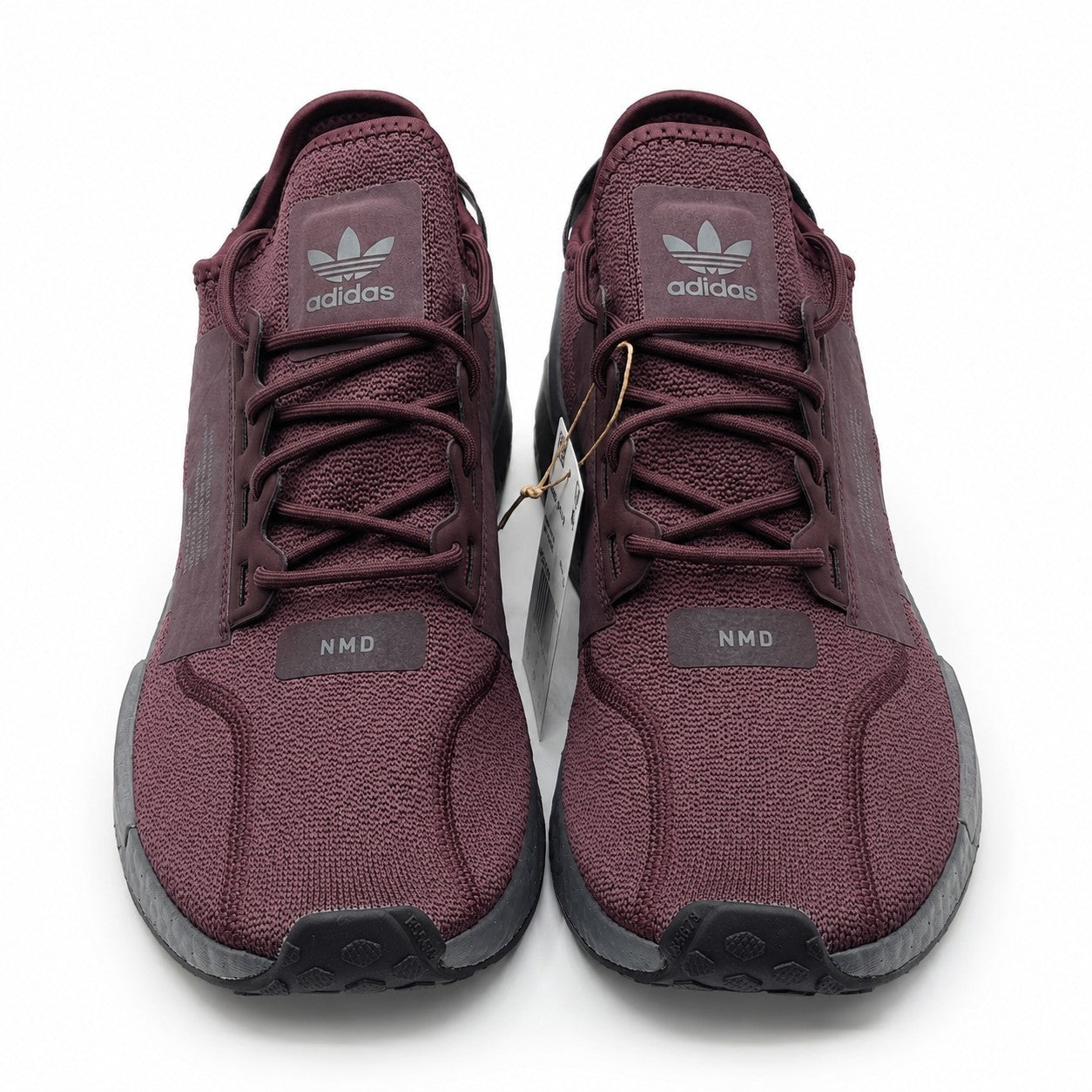 adidas NMD_R1 V2 HQ2149 Shadow Maroon Grey Five Men's Sneakers Size 11