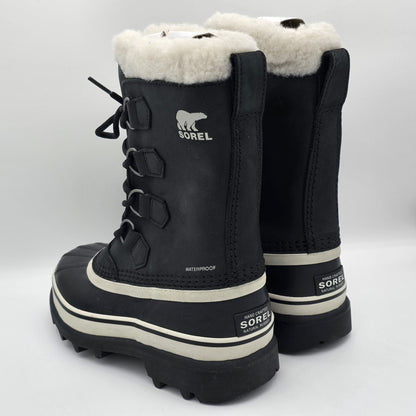 Sorel "CARIBOU" WP Men's Insulated Waterproof Snow Boot [Black/Stone] - NEW