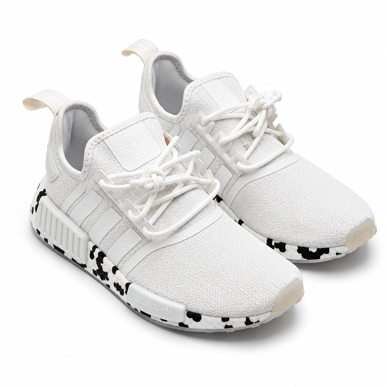 adidas Originals NMD_R1 GZ4307 White Black Boost Sneakers Men's Size 8.5