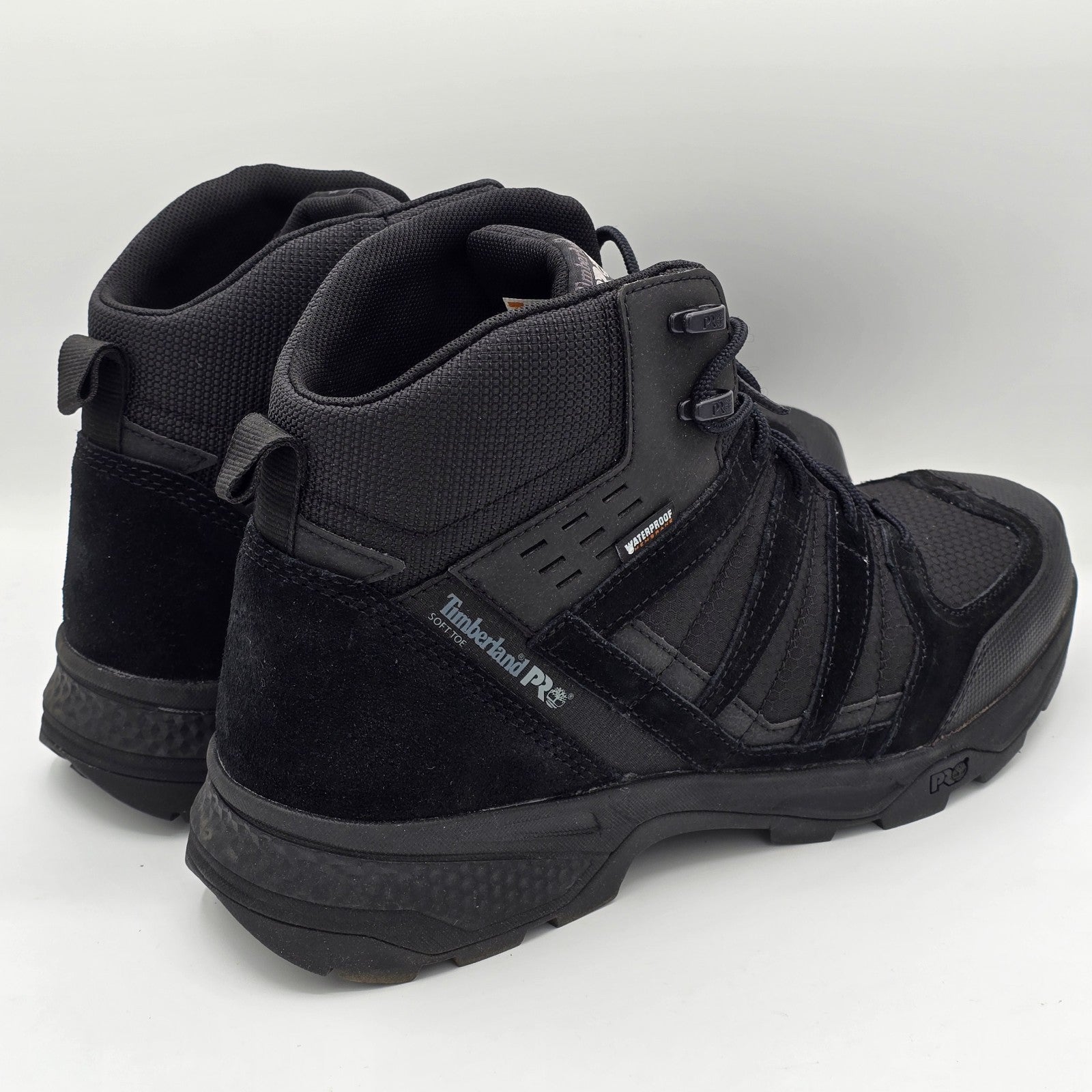 Timberland PRO Switchback LT WP Soft Toe Work Boots Black Men's 11.5 Wide