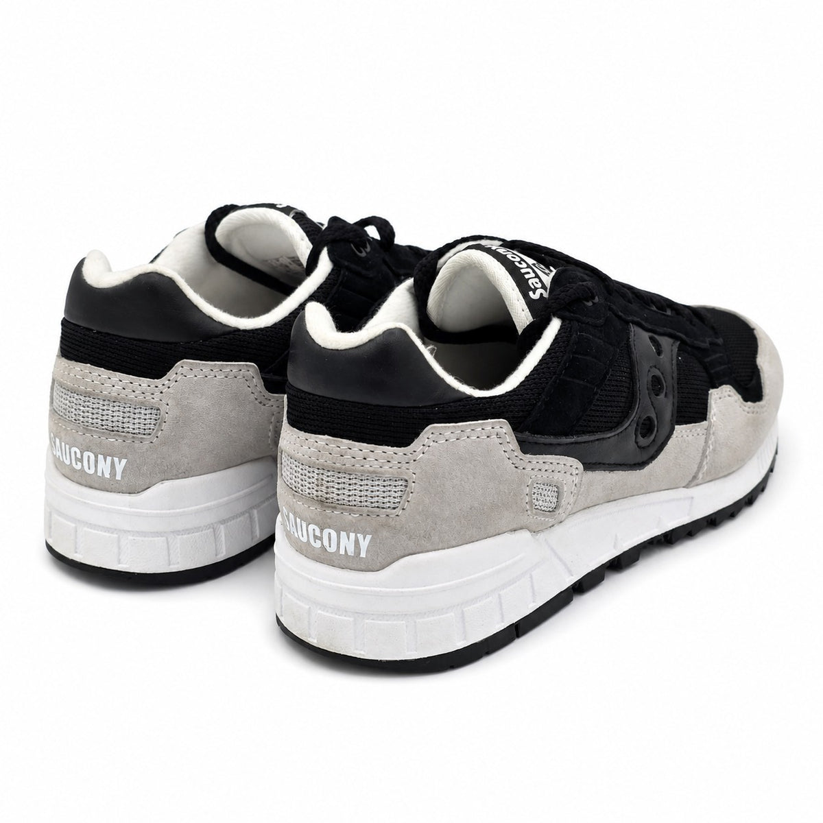 Saucony Shadow 5000 Black Grey Sneakers Men's 7.5 Women's 9 S70665-76 Retro