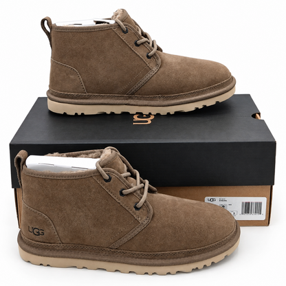 UGG Neumel Men's 8 EU 41 Hickory Brown Suede Chukka Ankle Boots 3236-HCK