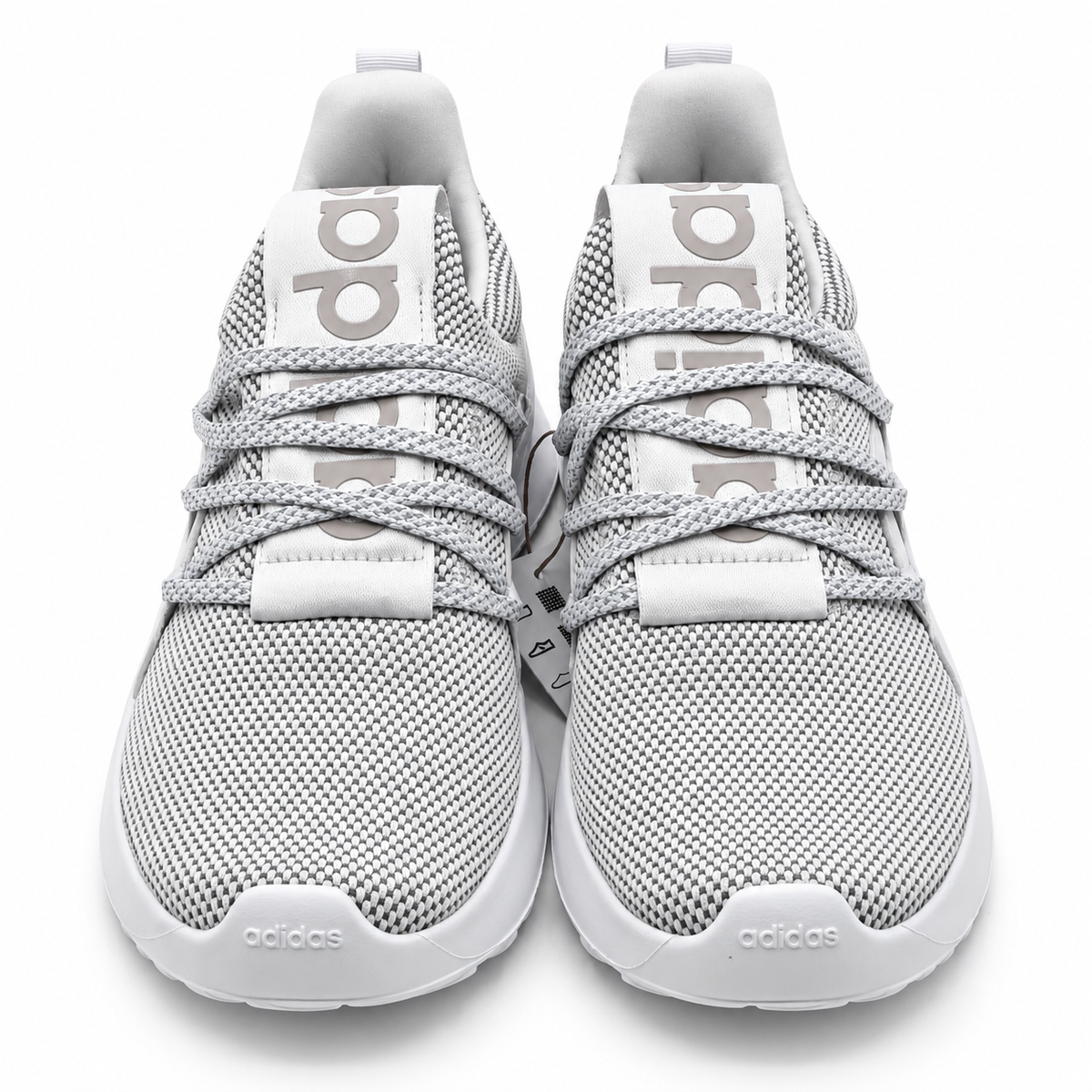 adidas Lite Racer Adapt 5.0 Men's US 8 White Grey Cloudfoam Slip-On Shoes HP6466