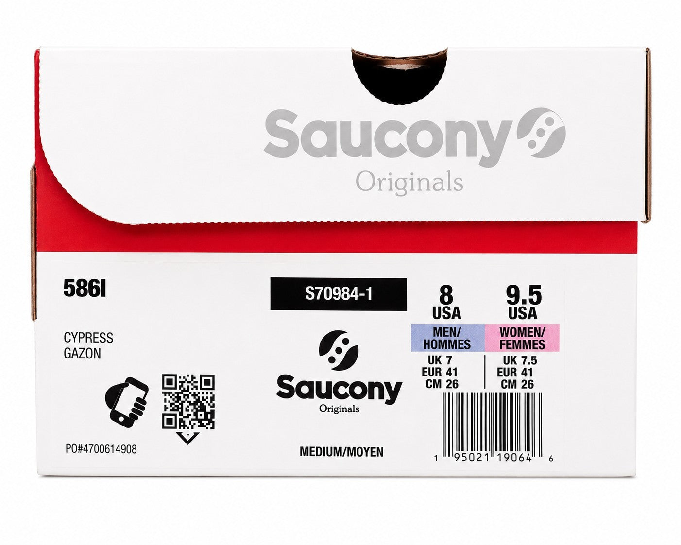 Saucony 586i Nubuck Men's 8 Women's 9.5 Green Gum Sole Retro Casual Sneakers