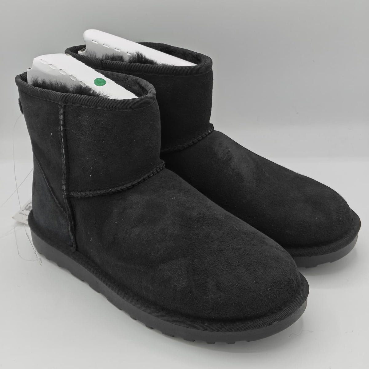 Kirkland Signature Women's Suede Shearling Winter Straight Edge Boot (Black)