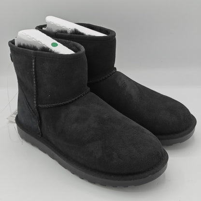 Kirkland Signature Women's Suede Shearling Winter Straight Edge Boot (Black)