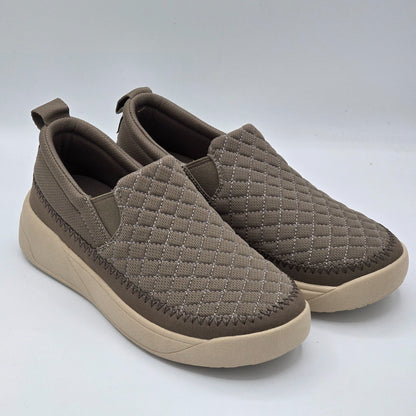Staheekum Women's Quilted Slip-On Shoes Taupe Comfortable Casual Pick Size