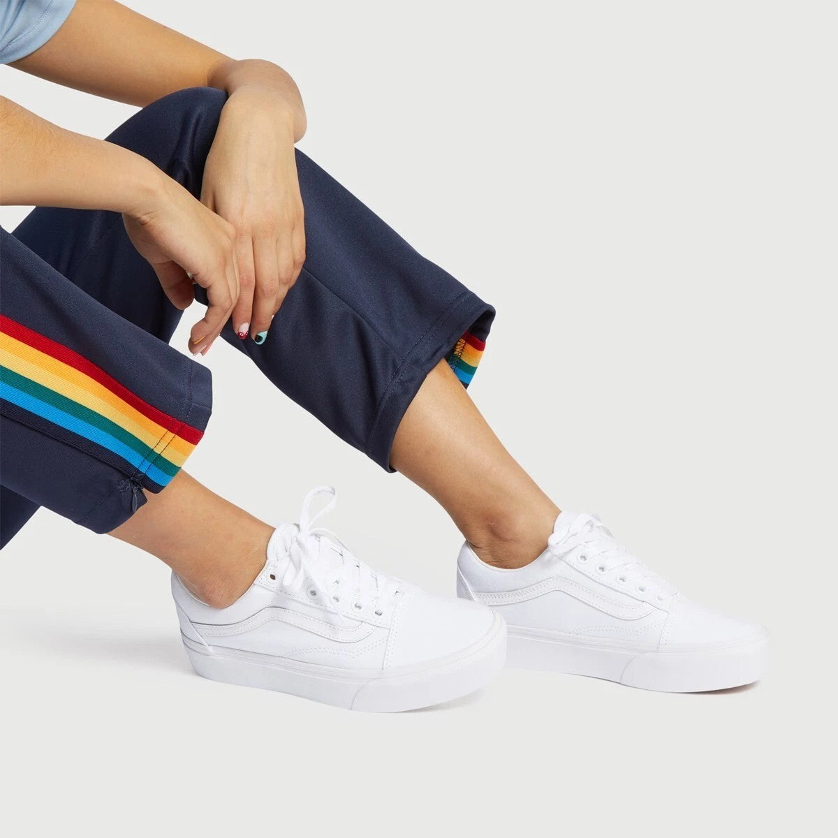 Vans Old Skool Platform Sneakers True White VN0A3B3UW00 Women's 6.5 Men's 5