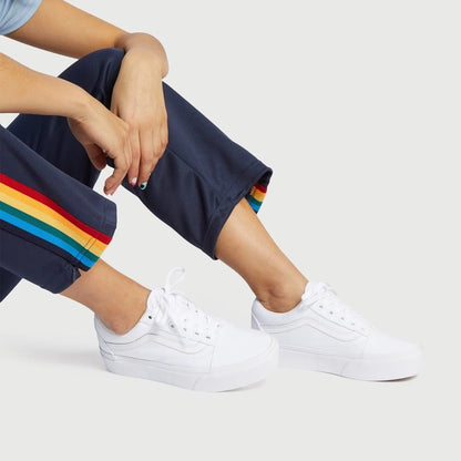 Vans Old Skool Platform Sneakers True White VN0A3B3UW00 Women's 6.5 Men's 5