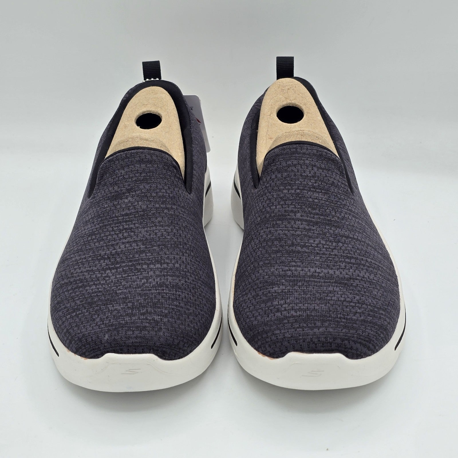 Skechers Go Walk Arch Fit Jersey Slip On Walking Shoes BKW 7.5 Wide Women's