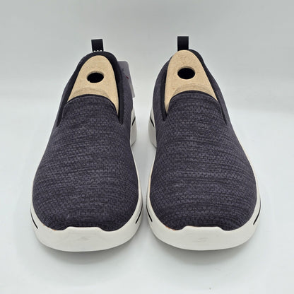 Skechers Go Walk Arch Fit Jersey Slip On Walking Shoes BKW 7.5 Wide Women's