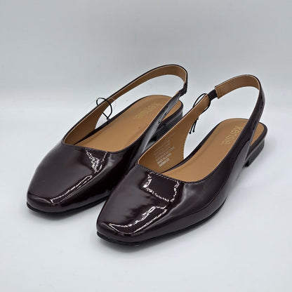 Kensie Women's Felice Slingback Flats Red Pointed Toe Casual Dress Shoes